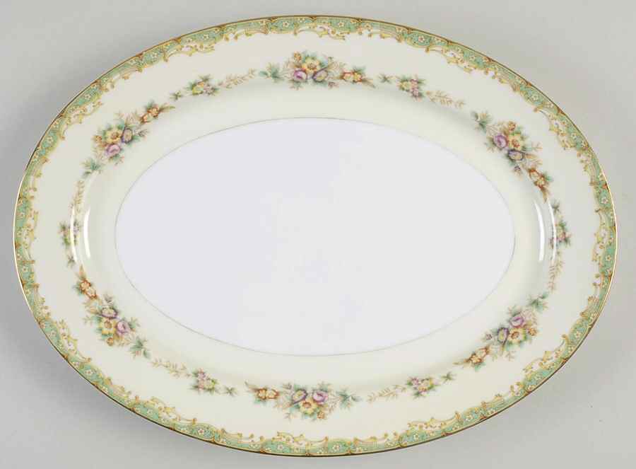 Princess 14" Oval Serving Platter by Meito-1