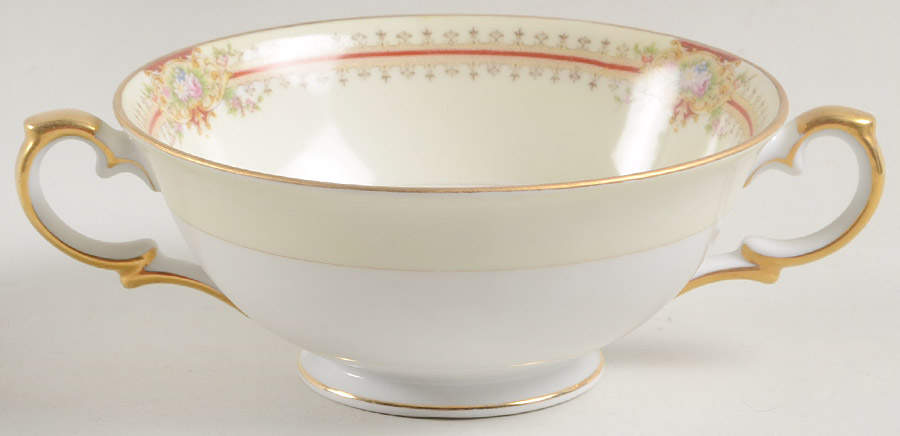 Regina Footed Cream Soup Bowl by Meito-1