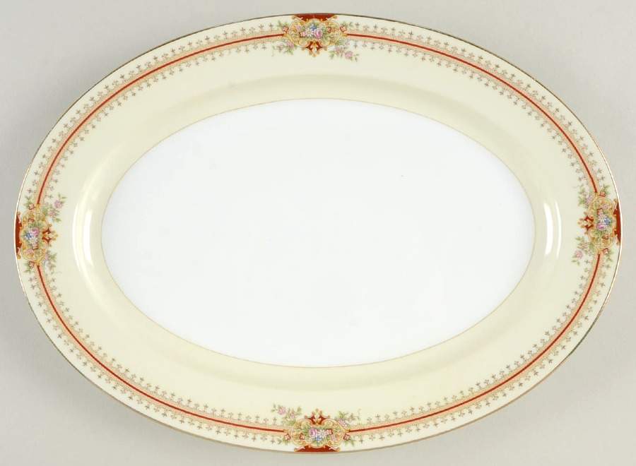 Regina 12" Oval Serving Platter by Meito-1