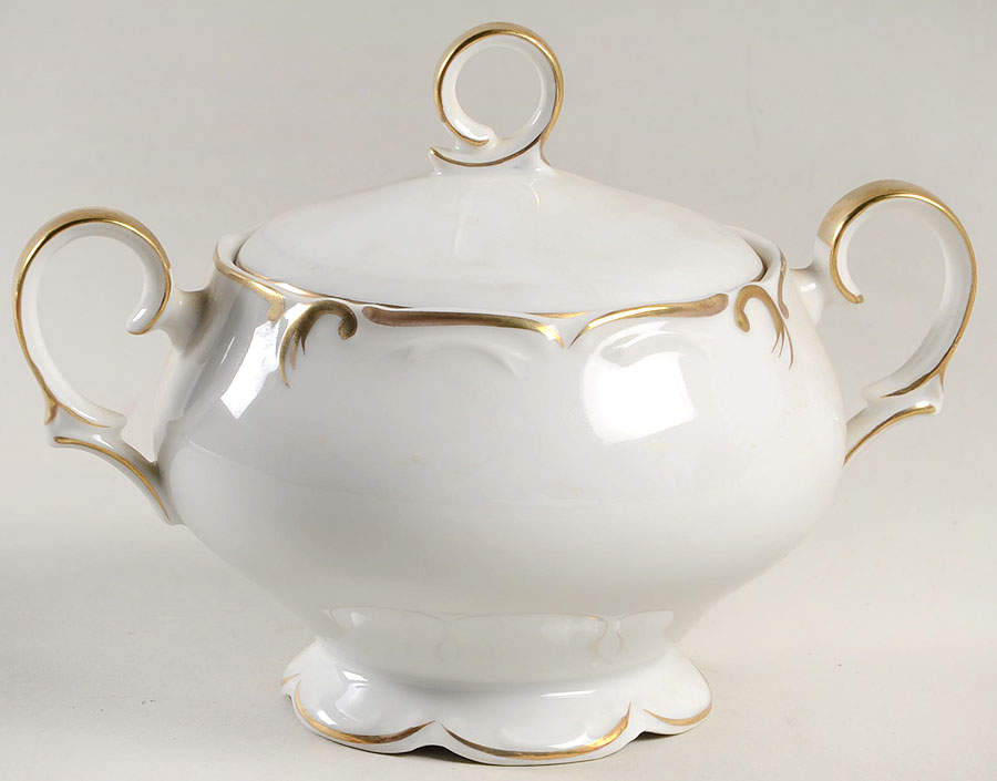 Regence Sugar Bowl & Lid by Meito-1