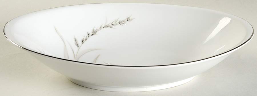 Remembrance 11" Oval Divided Vegetable Bowl by Meito-1