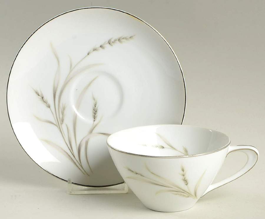 Remembrance Flat Cup & Saucer Set by Meito-1