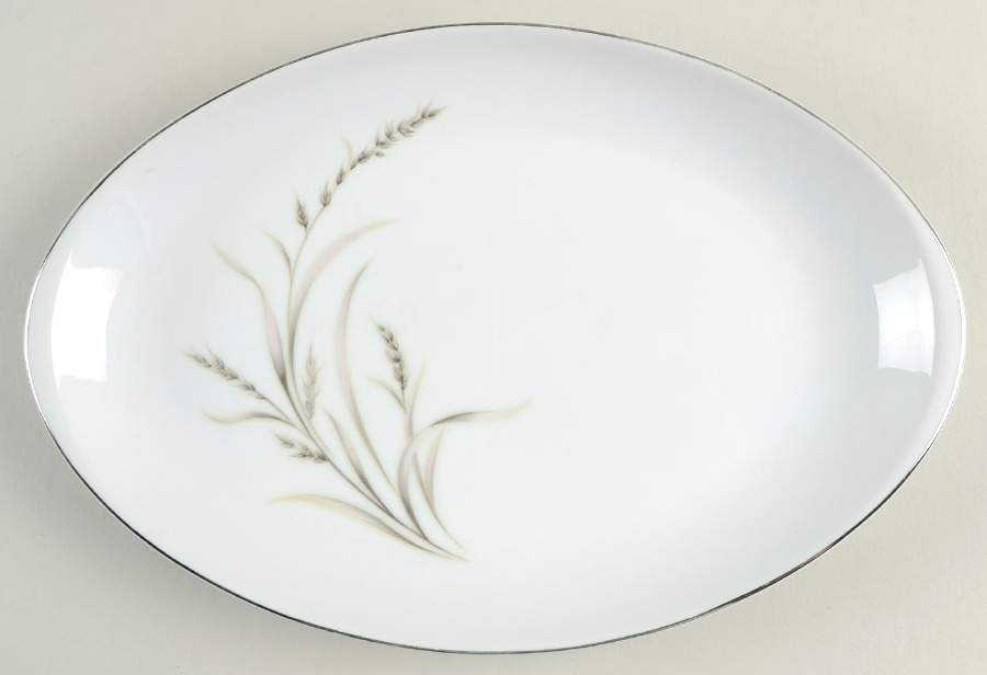 Remembrance 12" Oval Serving Platter by Meito-1