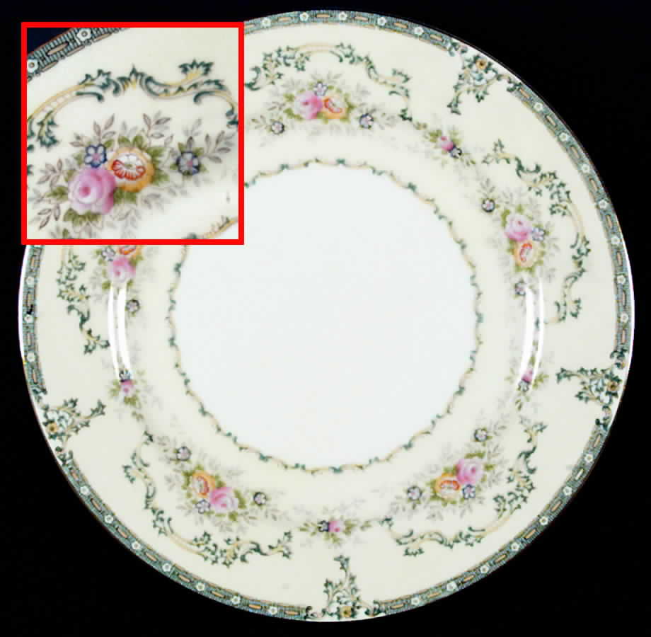 Rochambeau Dinner Plate by Meito-1