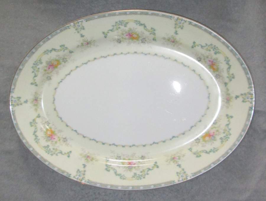 Rochambeau 14" Oval Serving Platter by Meito-1