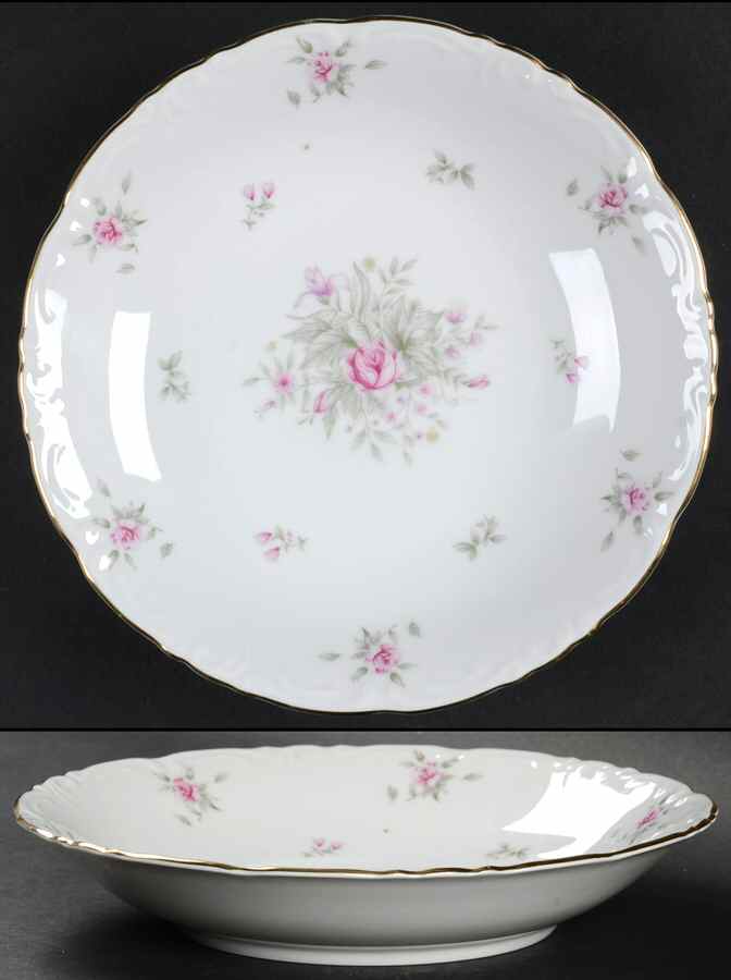 Rose Lane Coupe Soup Bowl by Meito-1