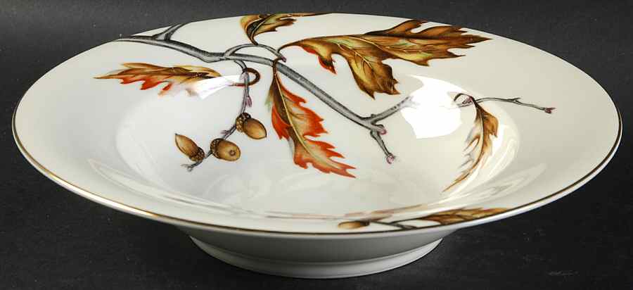 Royal Oak Rim Soup Bowl by Meito-1
