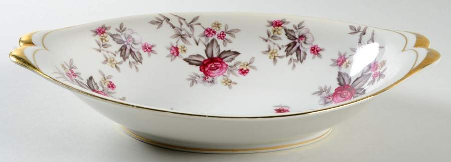 Rosanne 11" Oval Vegetable Bowl by Meito-1