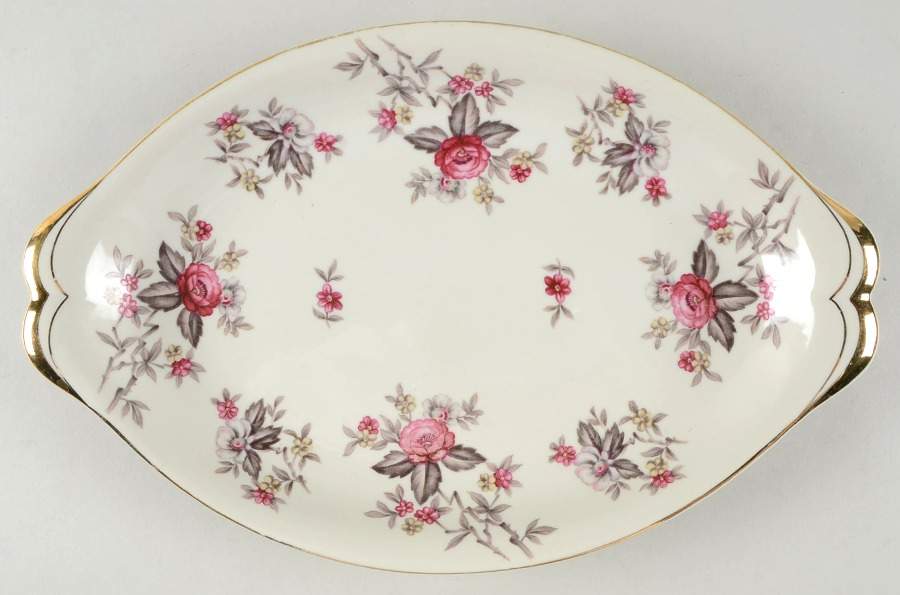 Rosanne 13" Oval Serving Platter by Meito-1