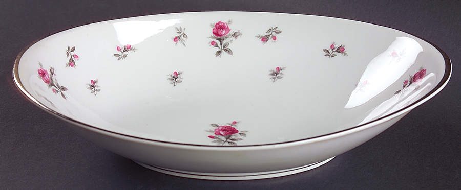 Rosechintz 10" Oval Vegetable Bowl by Meito-1