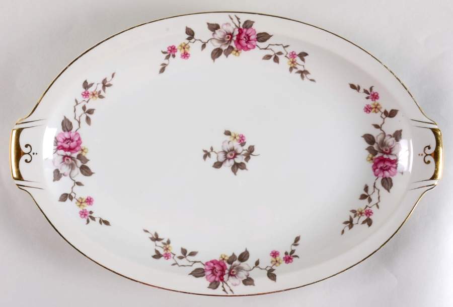 Rosella (Empire) 17" Oval Serving Platter by Meito-1