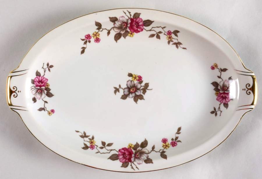 Rosella (Empire) 15" Oval Serving Platter by Meito-1