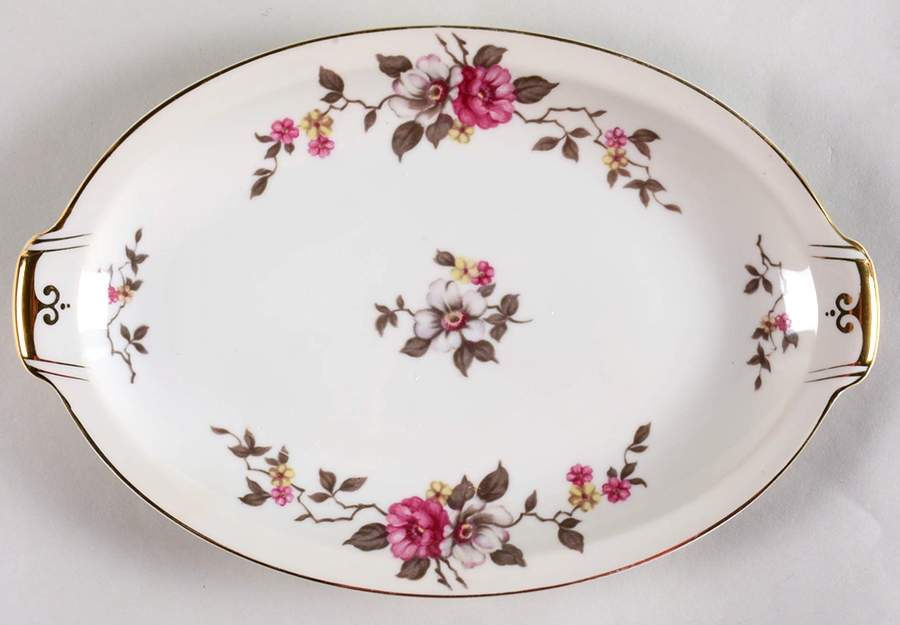 Rosella (Empire) 12" Oval Serving Platter by Meito-1
