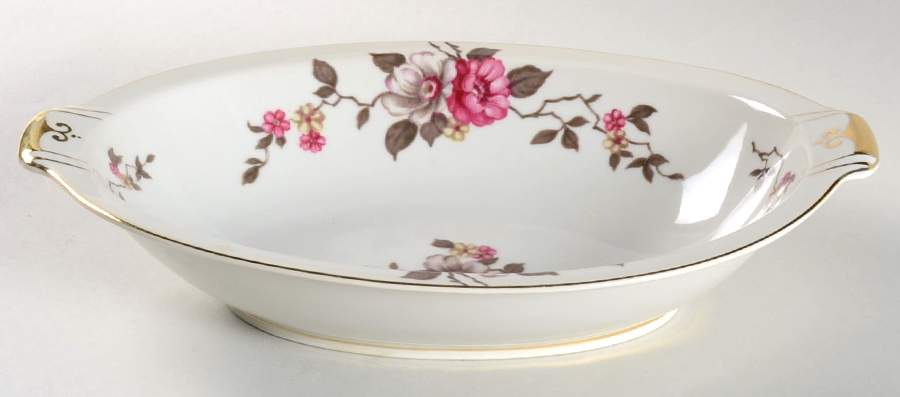 Rosella (Empire) 11" Oval Vegetable Bowl by Meito-1