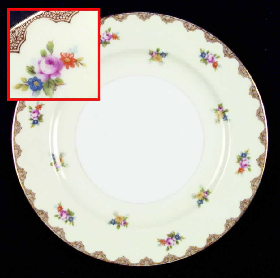Rosetta Dinner Plate by Meito-1