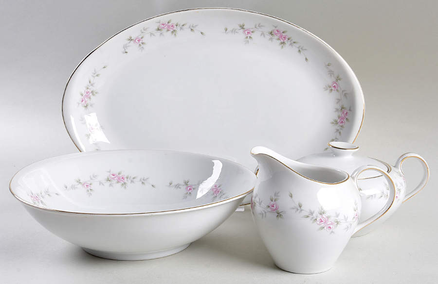 Rose Vine 5 Piece Hostess Set by Meito-1