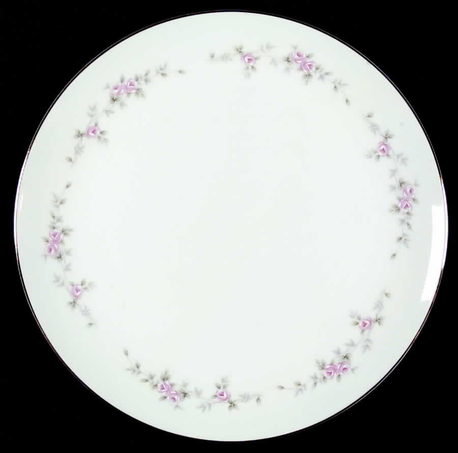 Rose Vine Dinner Plate by Meito-1