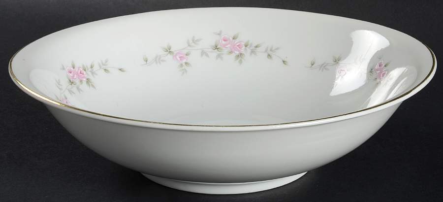 Rose Vine 9" Round Vegetable Bowl by Meito-1