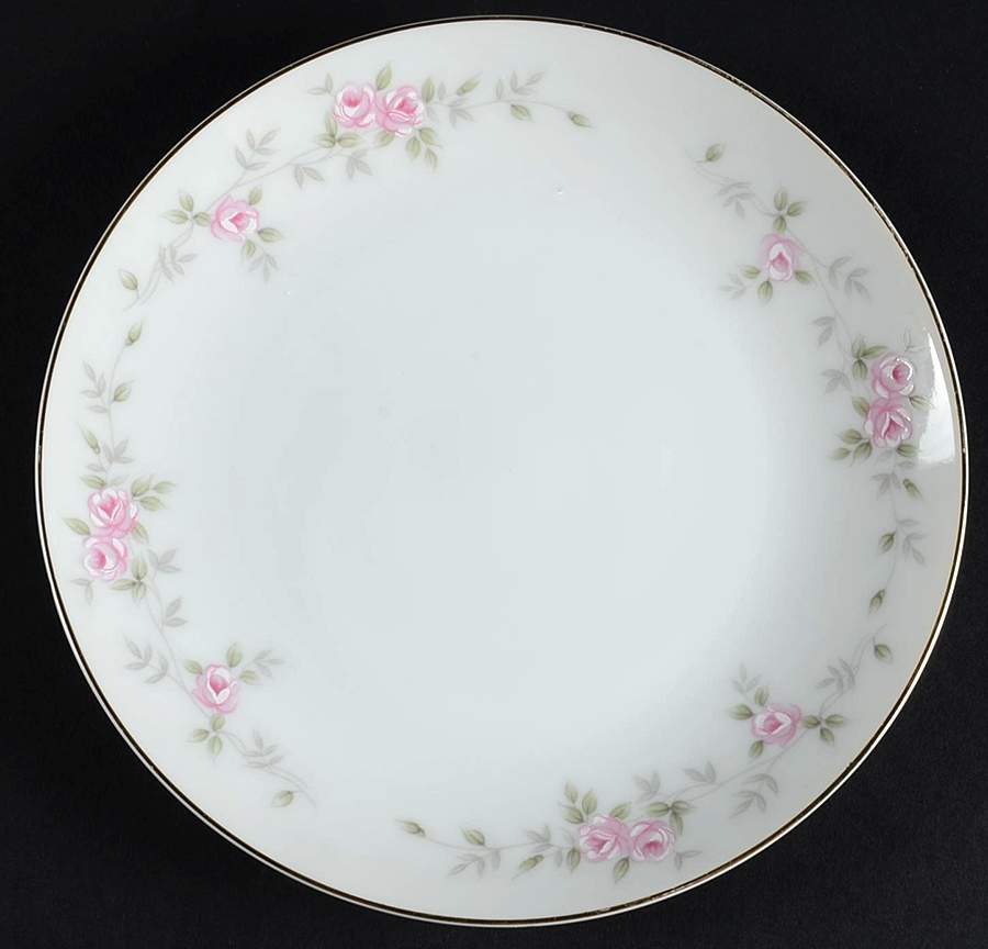 Rose Vine Bread & Butter Plate by Meito-1