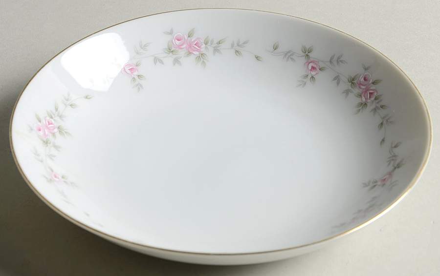 Rose Vine Coupe Soup Bowl by Meito-1