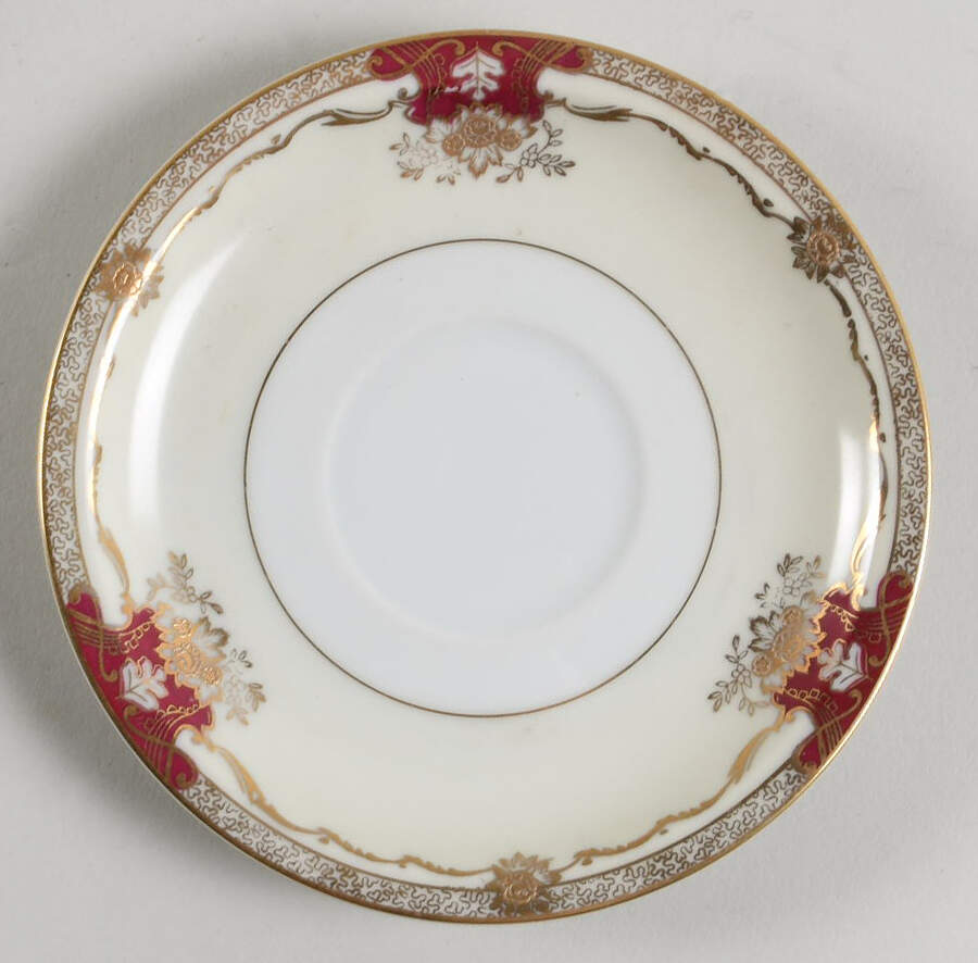 Savona (Empire Shape) Saucer for Footed Cup by Meito-1