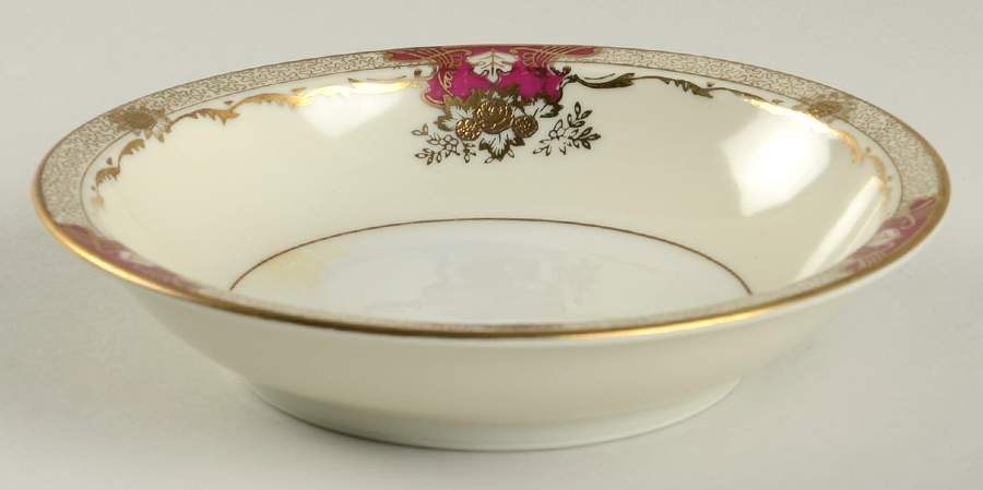 Savona (Empire Shape) Rim Fruit/Dessert (Sauce) Bowl by Meito-1