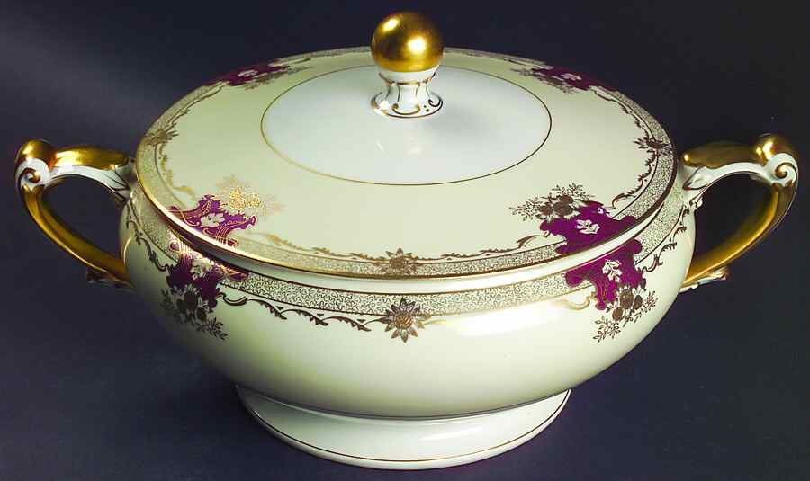 Savona (Empire Shape) Round Covered Vegetable by Meito-1