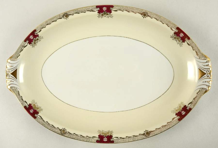 Savona (Empire Shape) 17" Oval Serving Platter by Meito-1