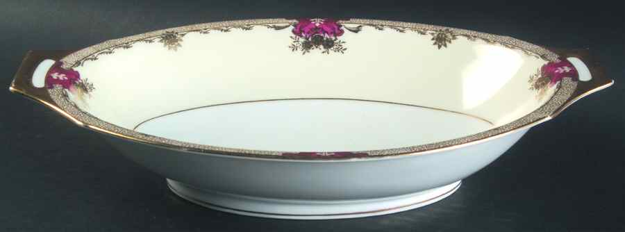 Savona (Empire Shape) 11" Oval Vegetable Bowl by Meito-1