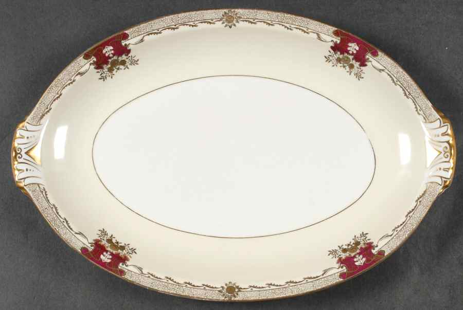Savona (Empire Shape) 13" Oval Serving Platter by Meito-1