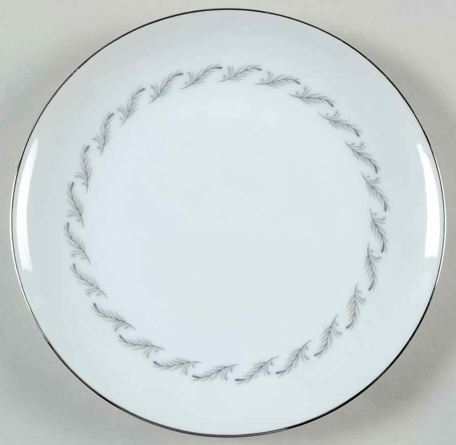Sculpture (Blue Leaves) Salad Plate by Meito-1
