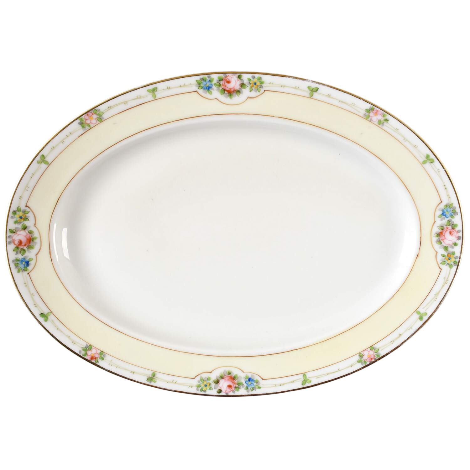 Sefton 12" Oval Serving Platter by Meito-1
