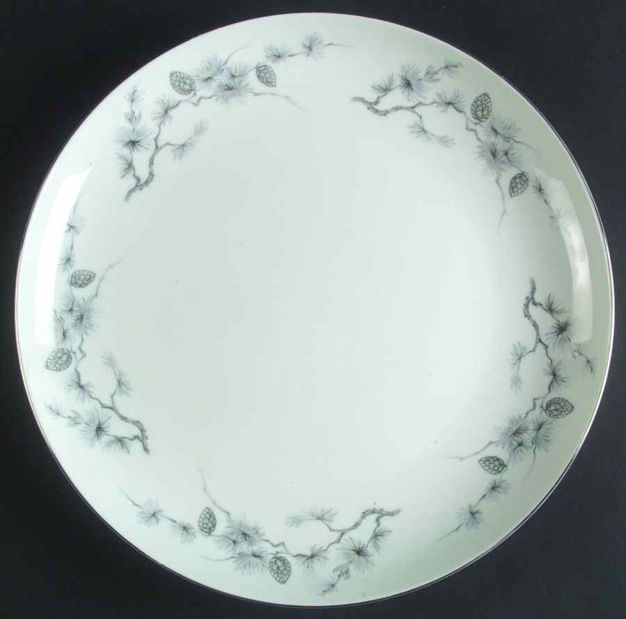 Silver Pine 12" Chop Plate (Round Platter) by Meito-1