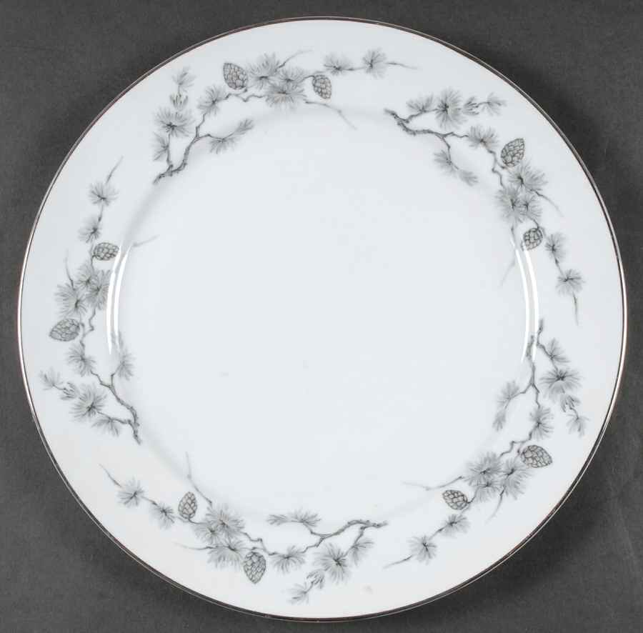 Silver Pine 12" Chop Plate (Round Platter) by Meito-1