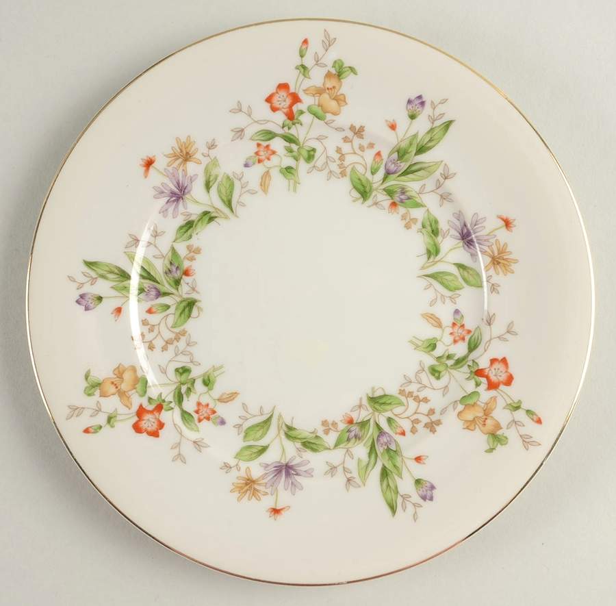 Spring Garden Salad Plate by Meito-1