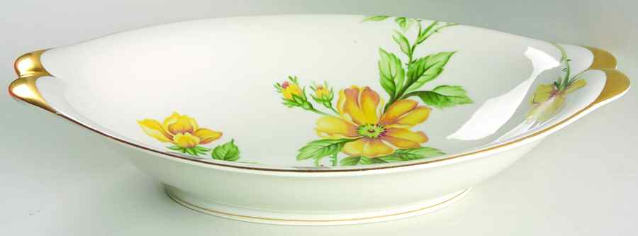 Sun Glory 12" Oval Vegetable Bowl by Meito-1