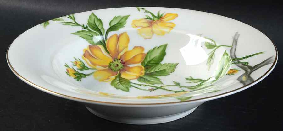 Sun Glory Rim Soup Bowl by Meito-1