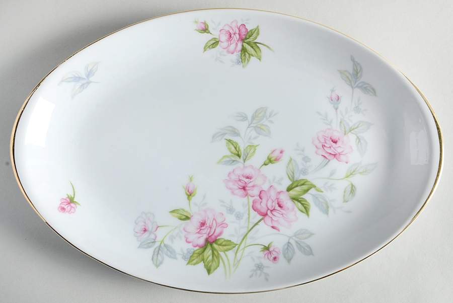 Sweet Heart 12" Oval Serving Platter by Meito-1