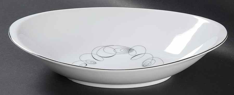 Tempo 11" Oval Vegetable Bowl by Meito-1
