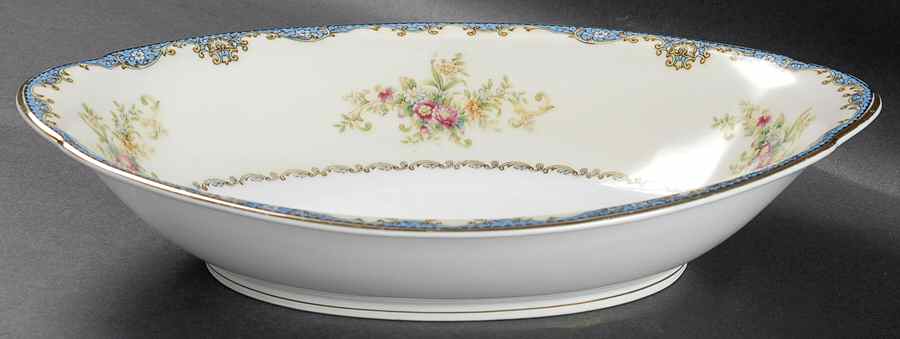 Thames 11" Oval Vegetable Bowl by Meito-1