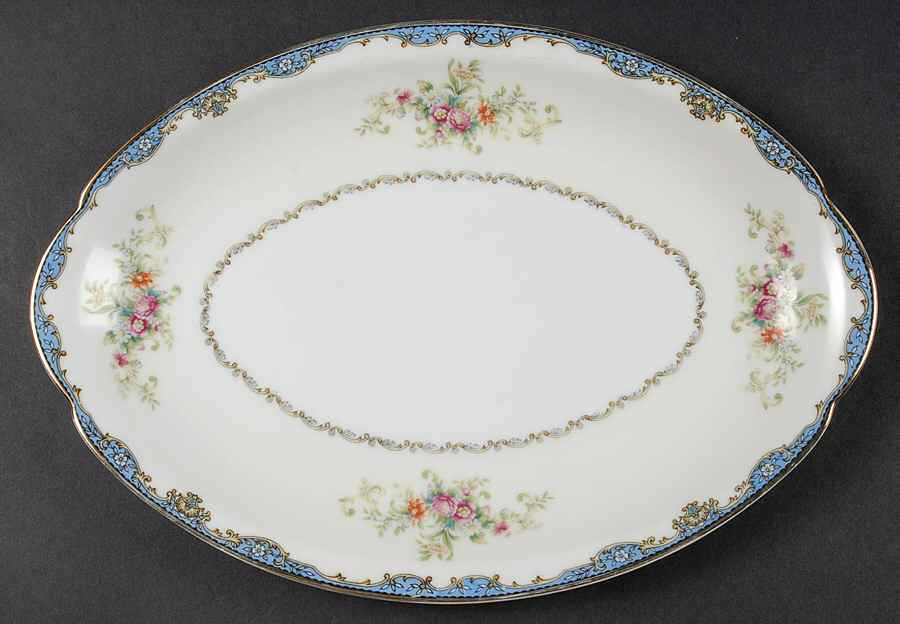 Thames 12" Oval Serving Platter by Meito-1