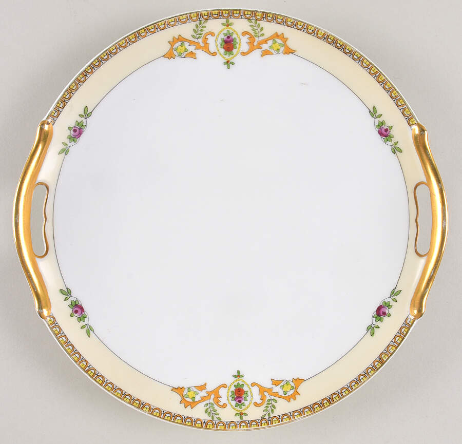 Toledo Handled Cake Plate by Meito-1