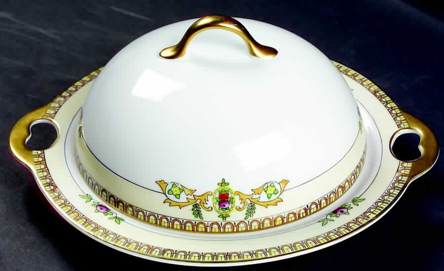 Toledo Round Covered Butter by Meito-1