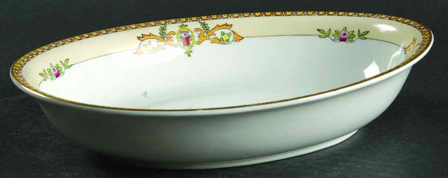 Toledo 8" Oval Vegetable Bowl by Meito-1