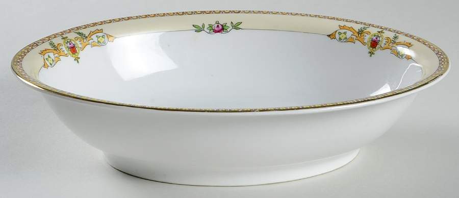 Toledo 9" Oval Vegetable Bowl by Meito-1