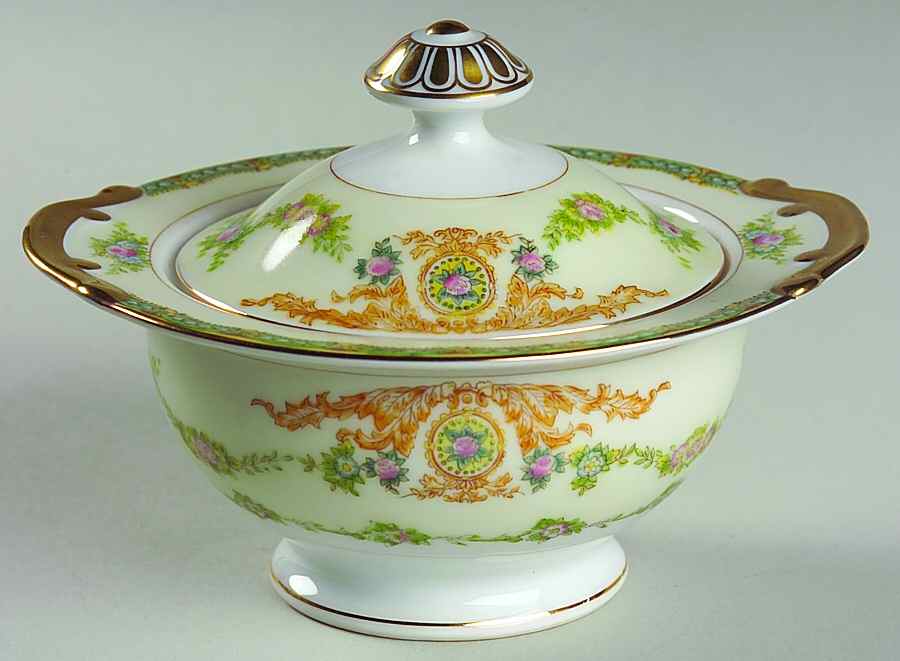 Trianon Sugar Bowl & Lid by Meito-1
