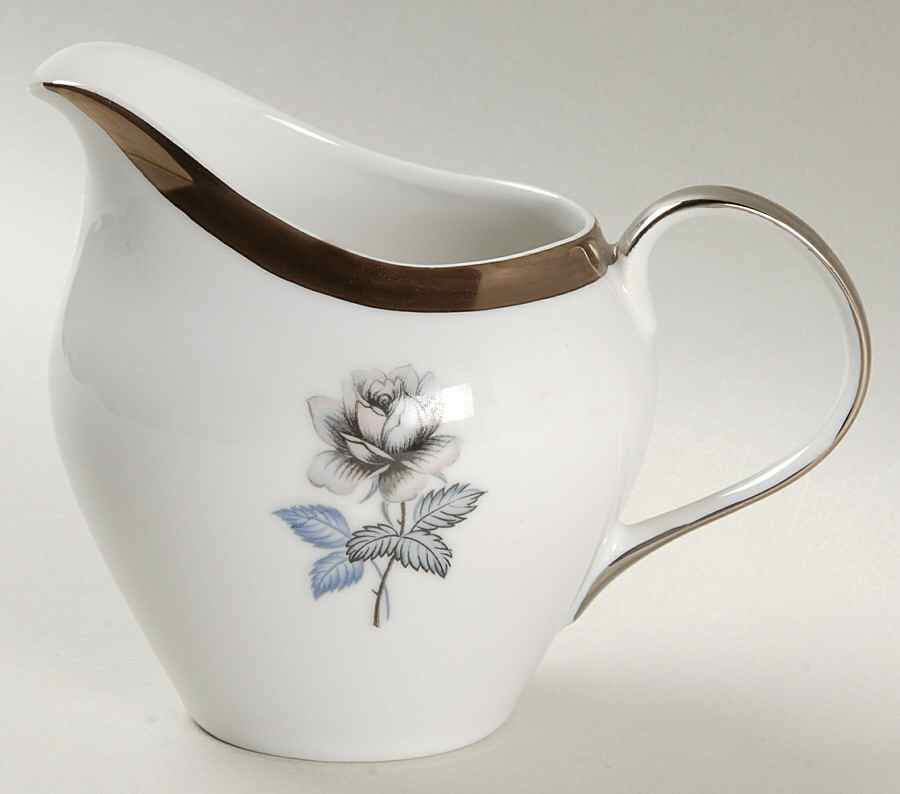Twilight Rose (Thick Platinum Band) Creamer by Meito-1