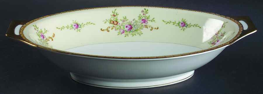V1667  11" Oval Vegetable Bowl by Meito-1