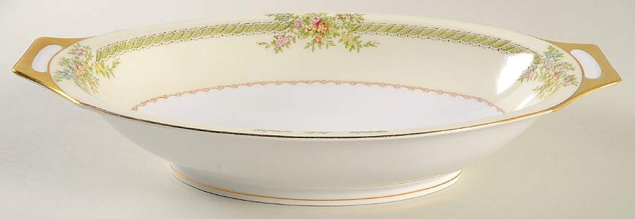 V1750  11" Oval Vegetable Bowl by Meito-1