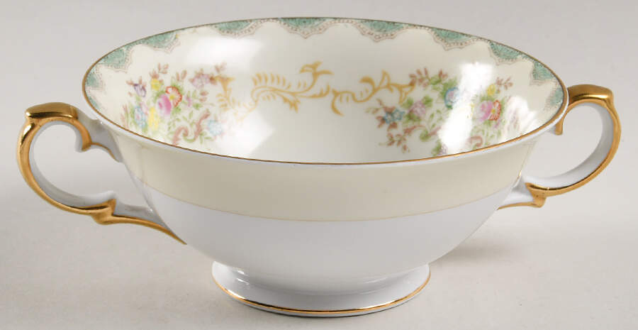 V1848 Footed Cream Soup Bowl by Meito-1